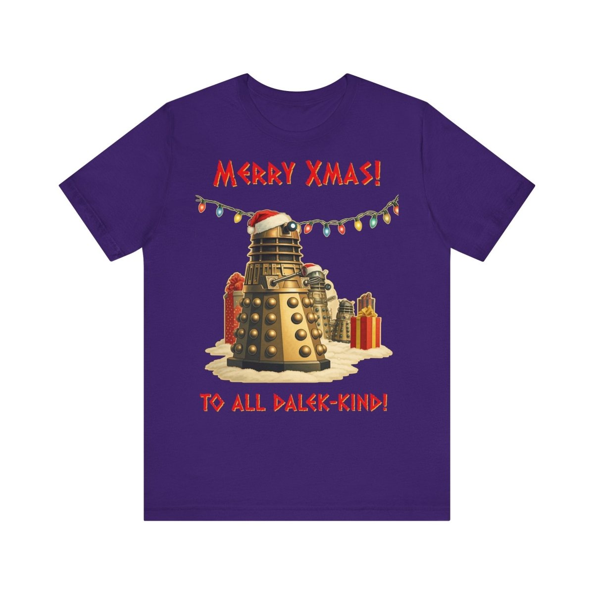 Daleks unwrapping Xmas pressies T-shirt - soapbox169 - A Little Gift Shop