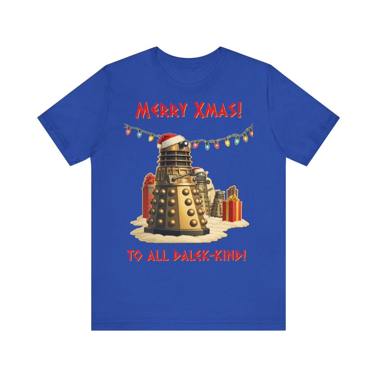 Daleks unwrapping Xmas pressies T-shirt - soapbox169 - A Little Gift Shop