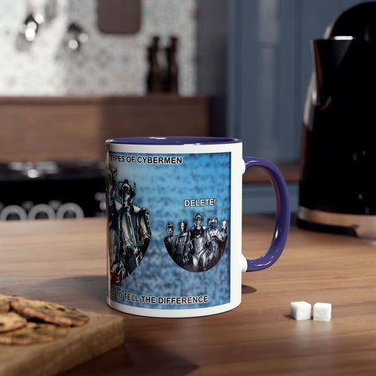 Different types of Cybermen Mug - soapbox169 - A Little Gift Shop