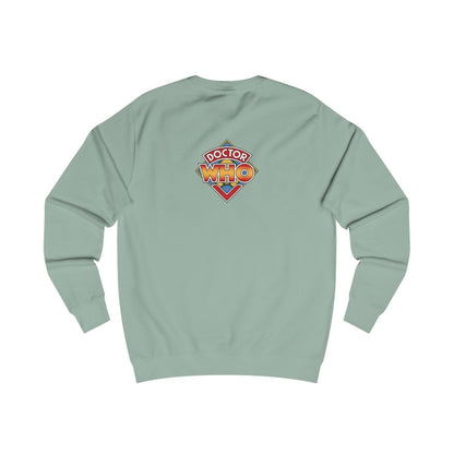 DOCTOR silhouette striped Generally Awesome Sweatshirt - soapbox169 - A Little Gift Shop