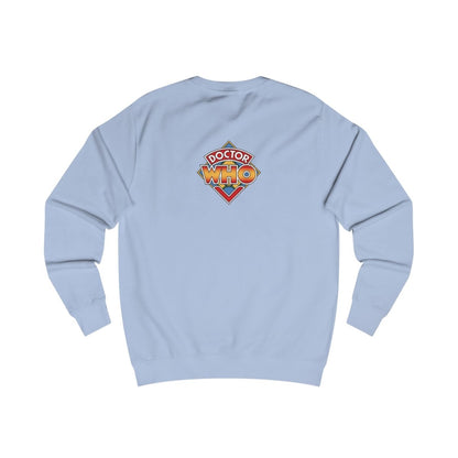 DOCTOR silhouette striped Generally Awesome Sweatshirt - soapbox169 - A Little Gift Shop