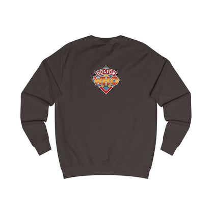 DOCTOR silhouette striped Generally Awesome Sweatshirt - soapbox169 - A Little Gift Shop