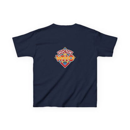 DOCTOR silhouette striped Generally Awesome T-shirt - Kids Heavy Cotton T-shirt - soapbox169 - A Little Gift Shop