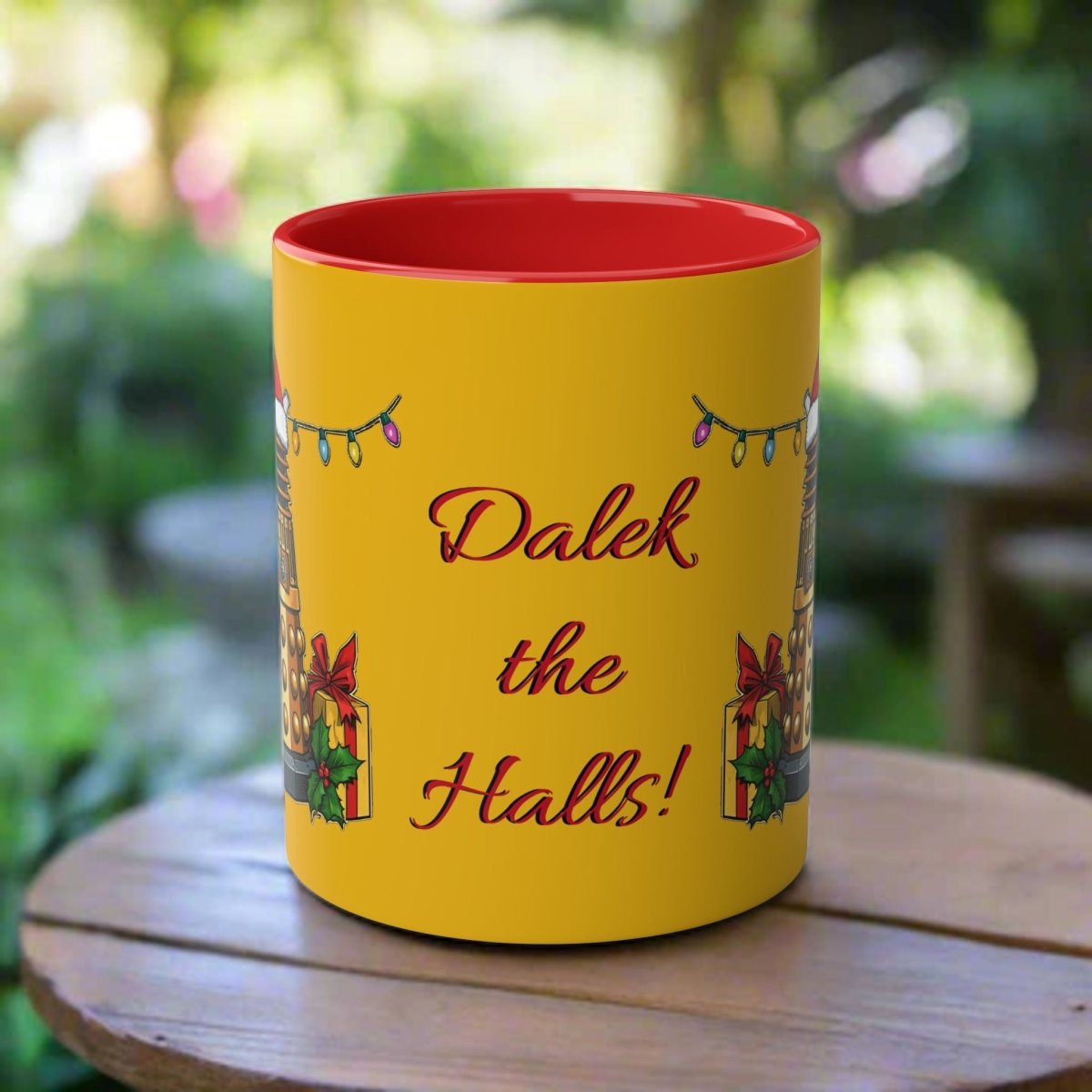 Doctor Who Dalek the Halls Christmas Mug - Mug