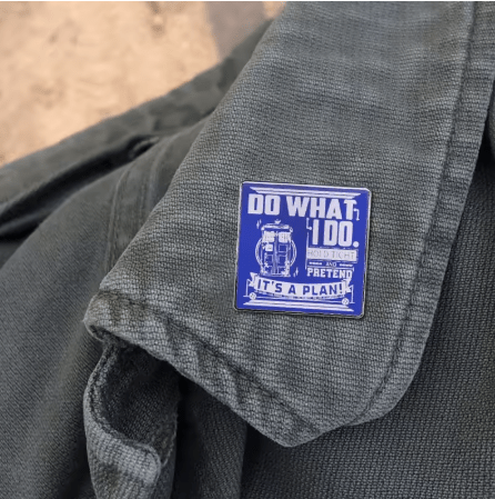 Doctor Who - Do what I do - Metal & Enamel Badge - soapbox169 - A Little Gift Shop