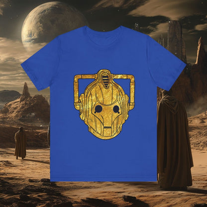 Doctor Who - Gold leaf effect Cyberman T-shirt - T-Shirt