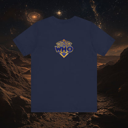 Doctor Who - Gold leaf effect Gallifreyan Script T-shirt - T-Shirt