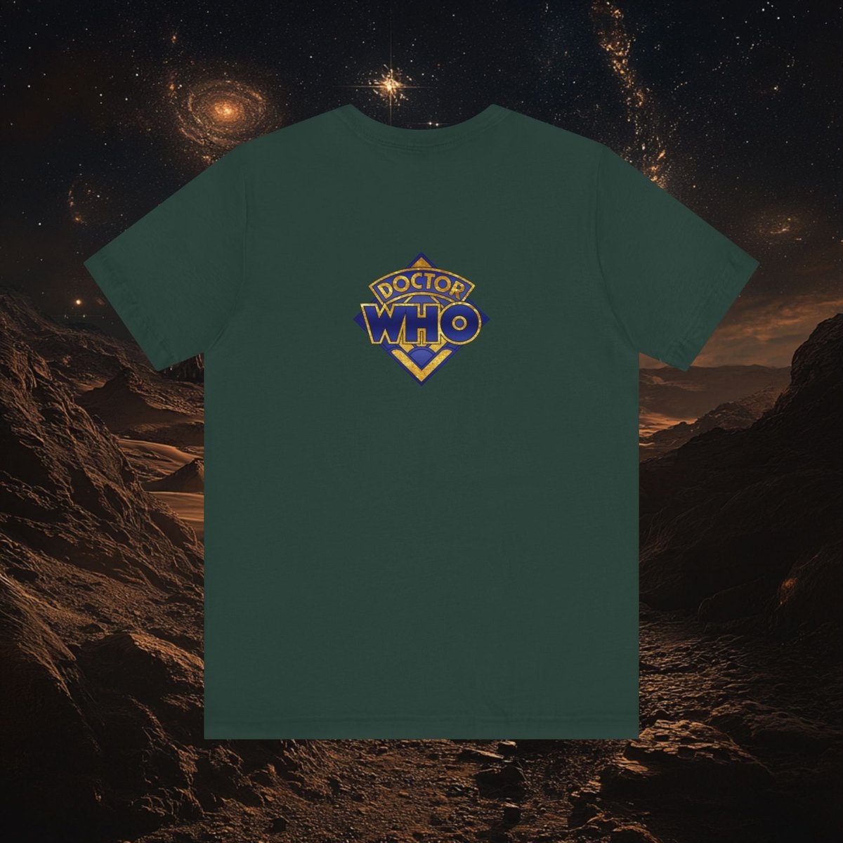 Doctor Who - Gold leaf effect Gallifreyan Script T-shirt - T-Shirt