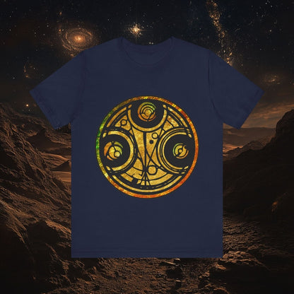 Doctor Who - Gold leaf effect Gallifreyan Script T-shirt - T-Shirt