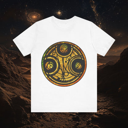 Doctor Who - Gold leaf effect Gallifreyan Script T-shirt - T-Shirt