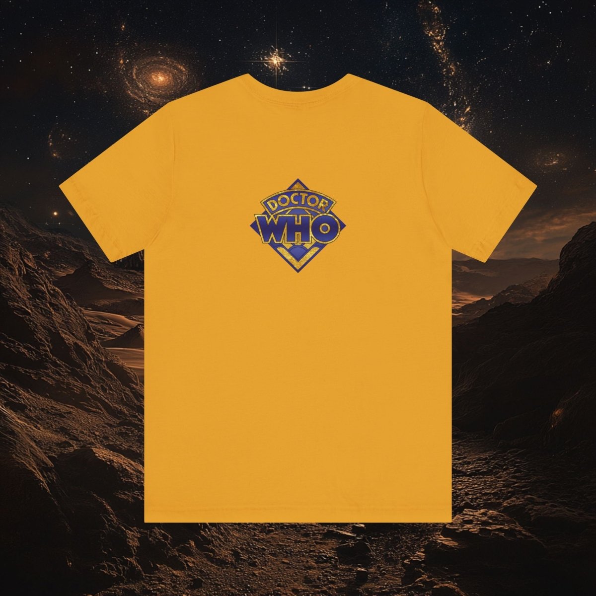 Doctor Who - Gold leaf effect Gallifreyan Script T-shirt - T-Shirt
