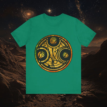 Doctor Who - Gold leaf effect Gallifreyan Script T-shirt - T-Shirt