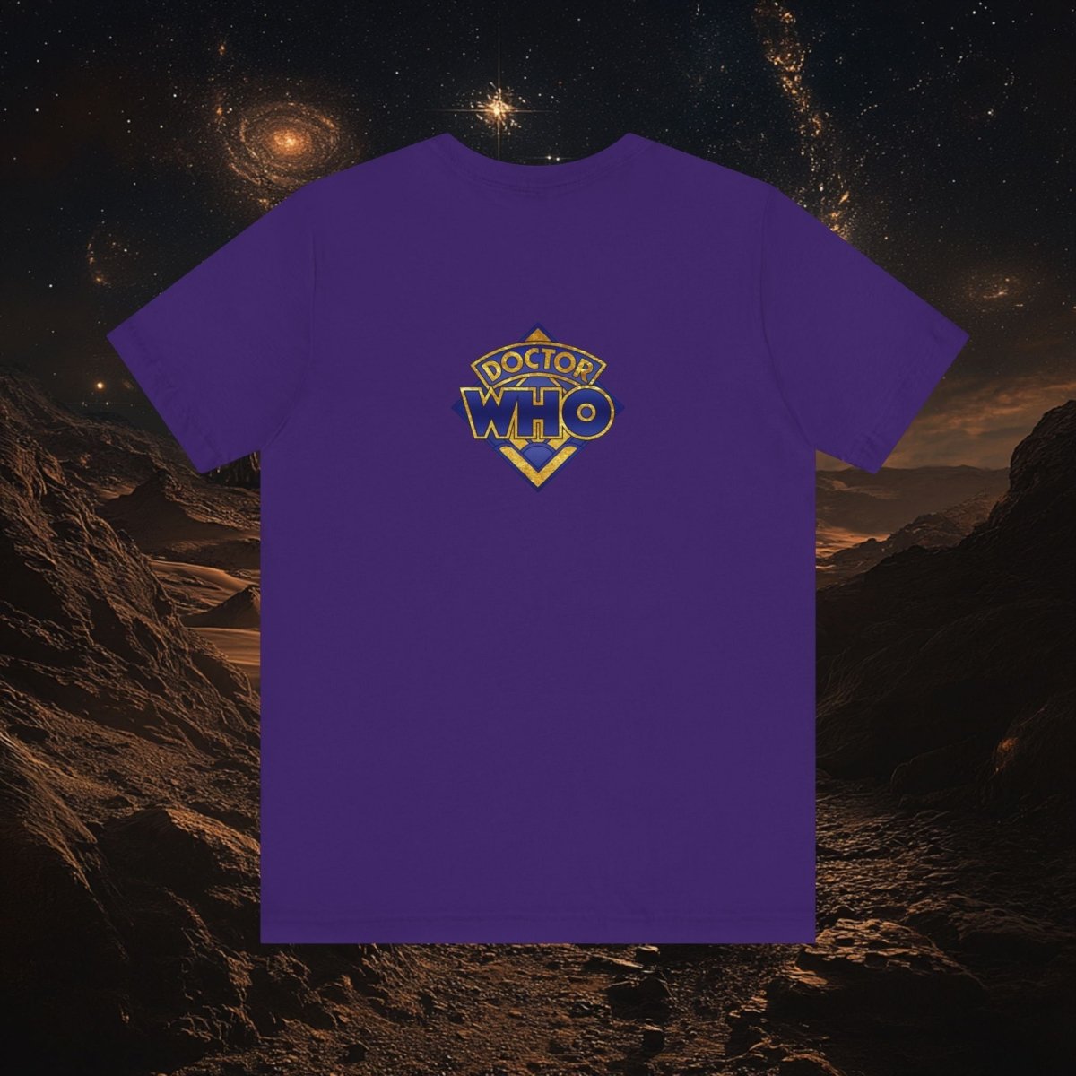Doctor Who - Gold leaf effect Gallifreyan Script T-shirt - T-Shirt