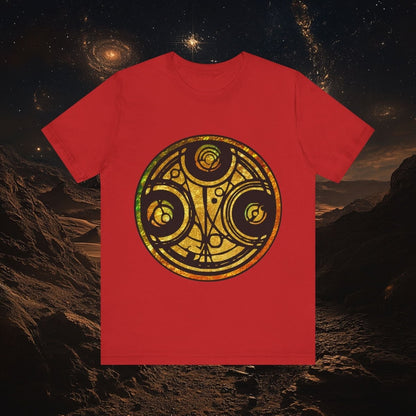 Doctor Who - Gold leaf effect Gallifreyan Script T-shirt - T-Shirt