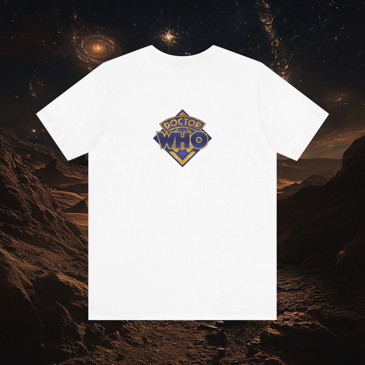 Doctor Who - Gold leaf effect Gallifreyan Script T-shirt - T-Shirt