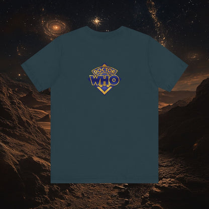 Doctor Who - Gold leaf effect Gallifreyan Script T-shirt - T-Shirt