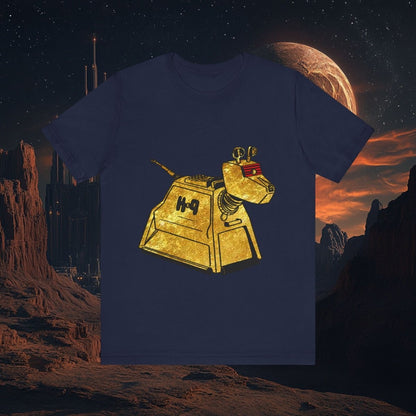 Doctor Who - Gold leaf effect K-9 T-shirt - T-Shirt
