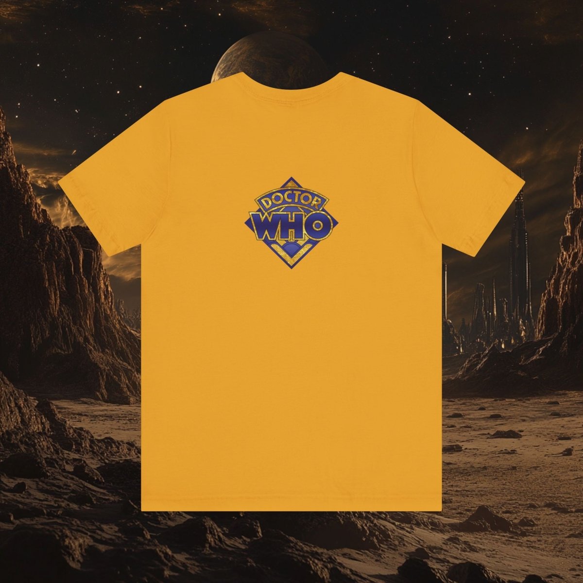 Doctor Who - Gold leaf effect TARDIS T-shirt - T-Shirt