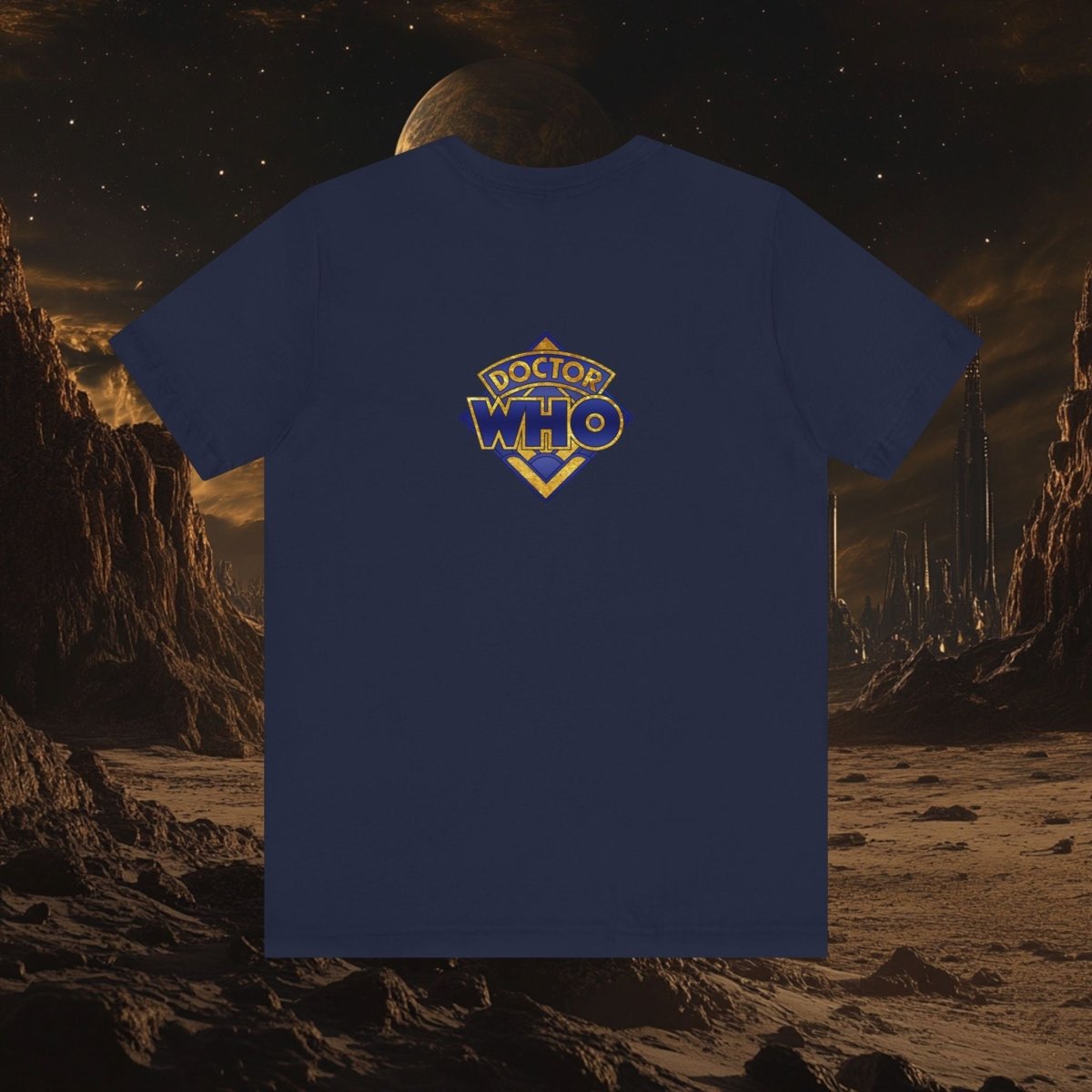Doctor Who - Gold leaf effect TARDIS T-shirt - T-Shirt