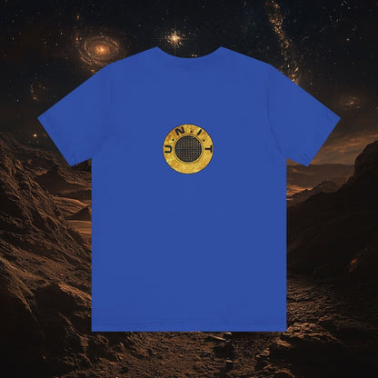 Doctor Who - Gold leaf effect UNIT Wings with UNIT emblem on rear - T-Shirt