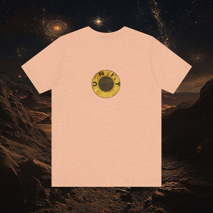 Doctor Who - Gold leaf effect UNIT Wings with UNIT emblem on rear - T-Shirt