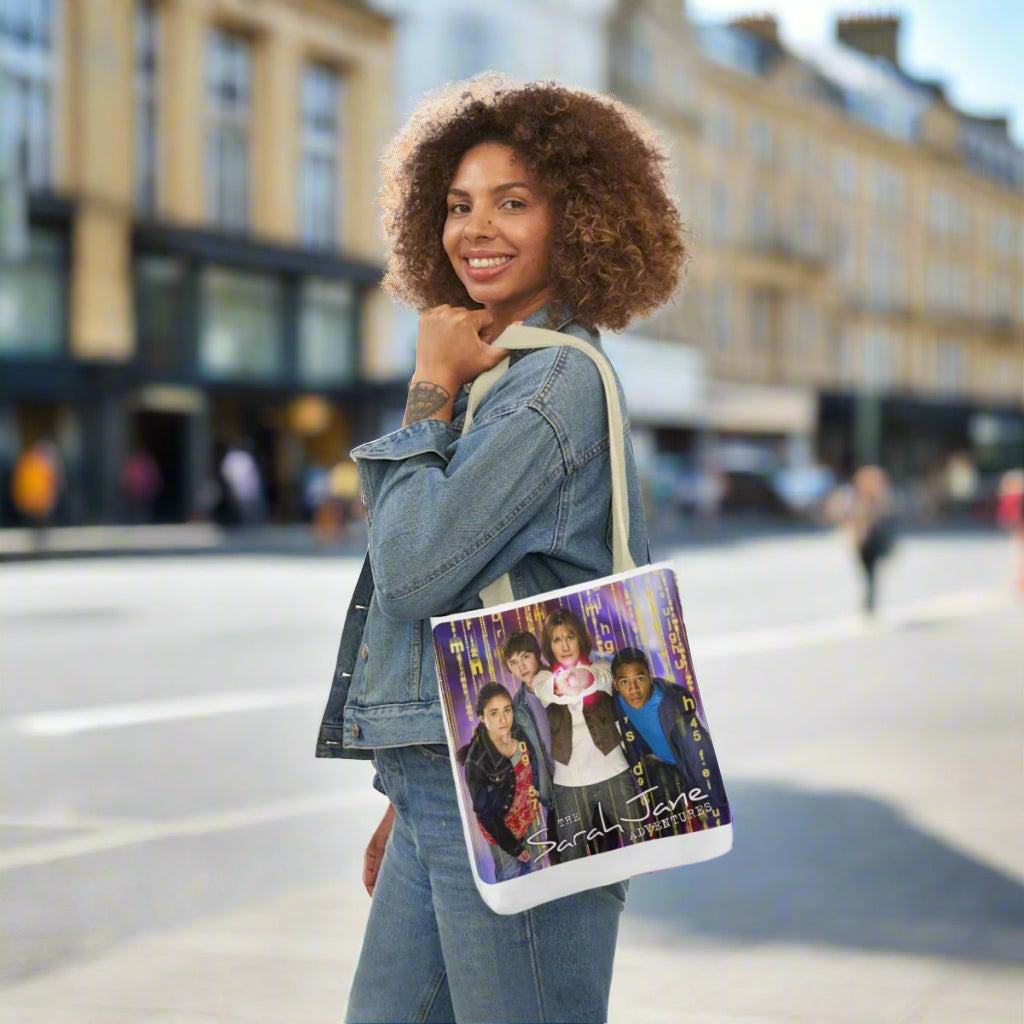 Double sided Tote Bag to carry all your Sarah Jane swag. - soapbox169 - A Little Gift Shop