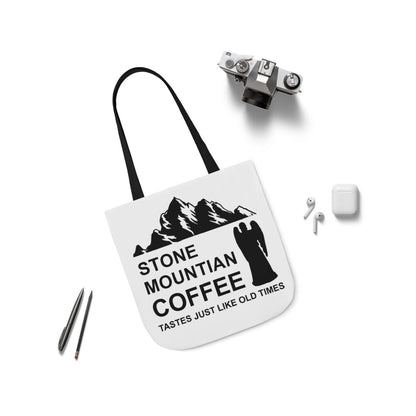 Double sided Weeping Angel Stone Mountain Coffee/Doctor Who Logo Tote Bag - Accessories