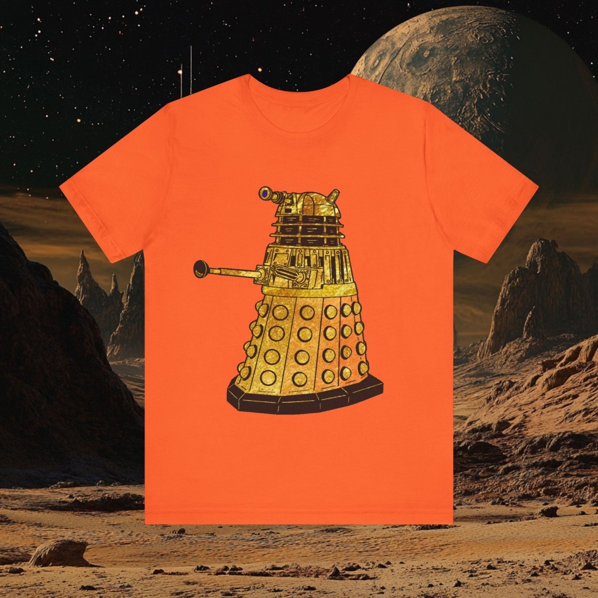 Gold leaf effect Dalek T-shirt - soapbox169 - A Little Gift Shop