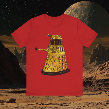 Gold leaf effect Dalek T-shirt - soapbox169 - A Little Gift Shop