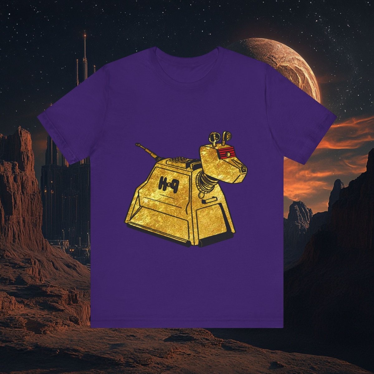 Gold leaf effect K9 T-shirt - soapbox169 - A Little Gift Shop