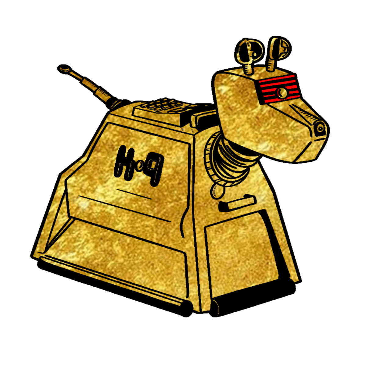 Gold leaf effect K9 T-shirt - soapbox169 - A Little Gift Shop