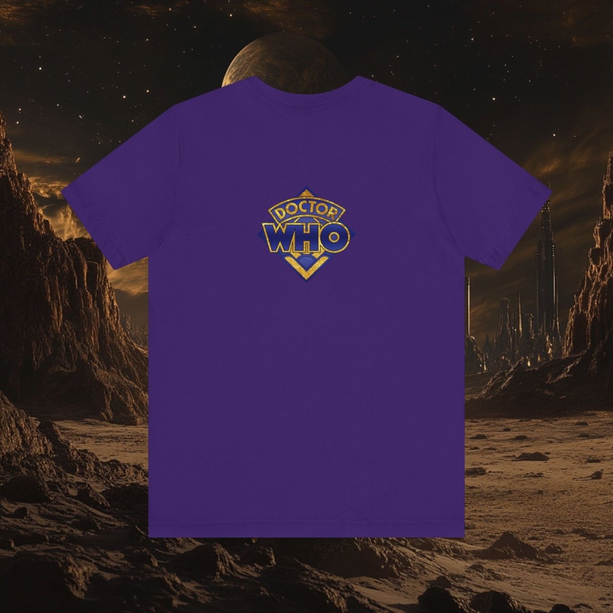 Gold leaf effect TARDIS T-shirt - soapbox169 - A Little Gift Shop