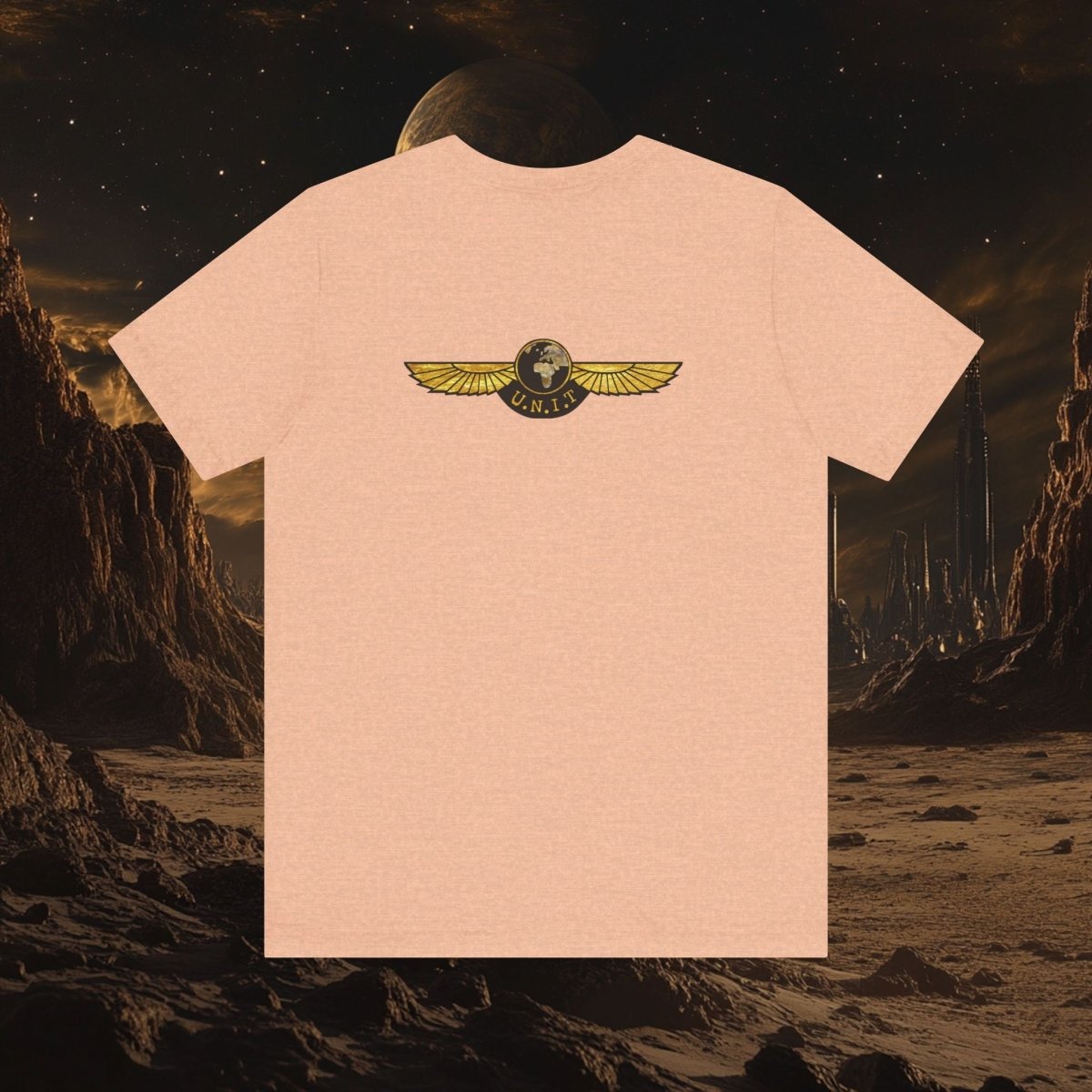 Gold leaf effect UNIT Wings T-shirt Mk II - soapbox169 - A Little Gift Shop
