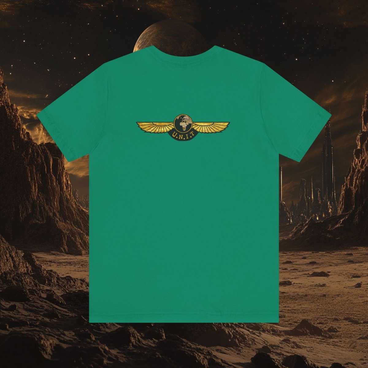 Gold leaf effect UNIT Wings T-shirt Mk II - soapbox169 - A Little Gift Shop