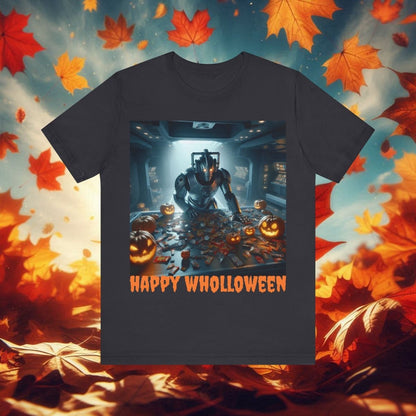 Happy Wholloween Cyberman counting candy T-shirt - soapbox169 - A Little Gift Shop
