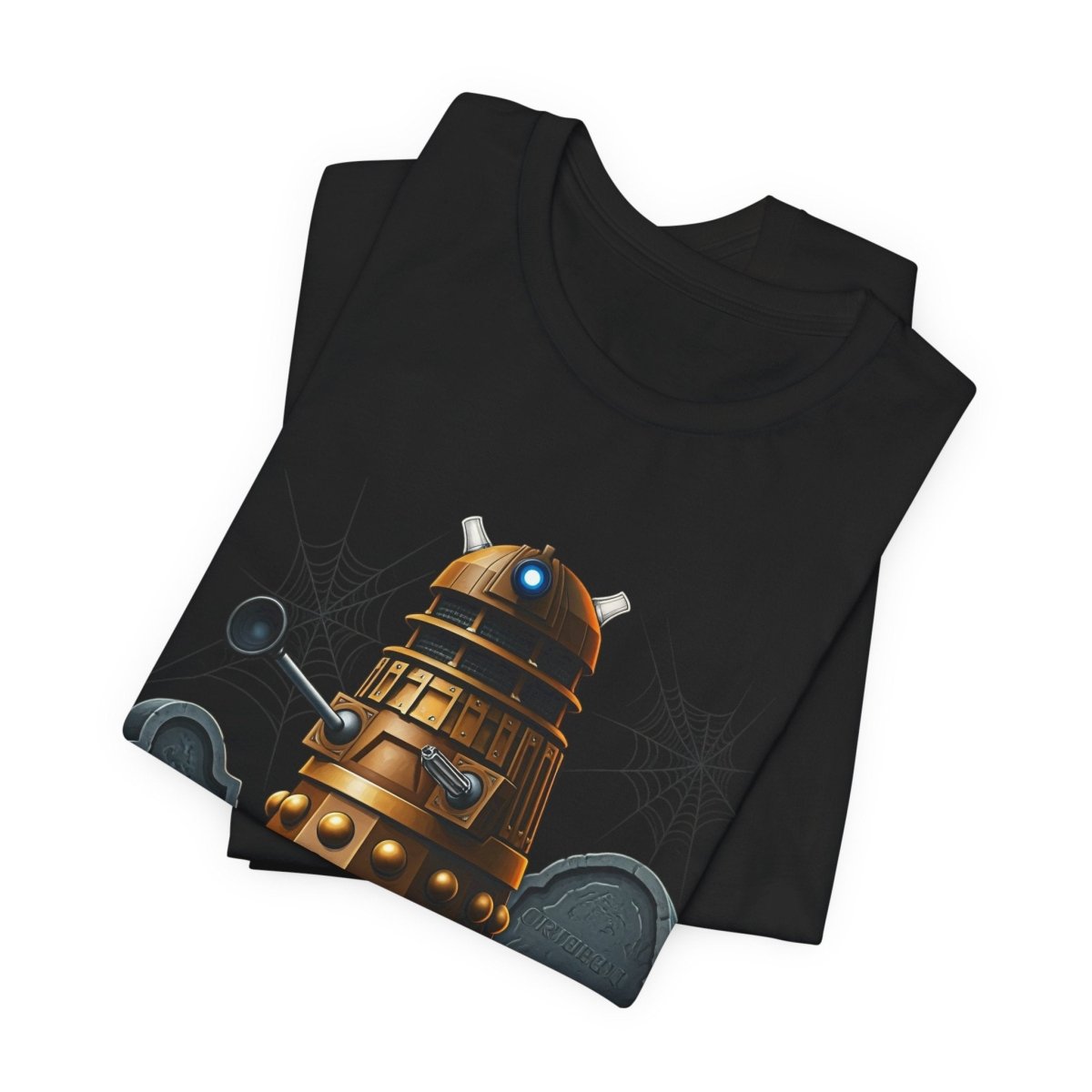 Happy Wholloween Dalek in a graveyard, I know, I know... T-shirt - soapbox169 - A Little Gift Shop