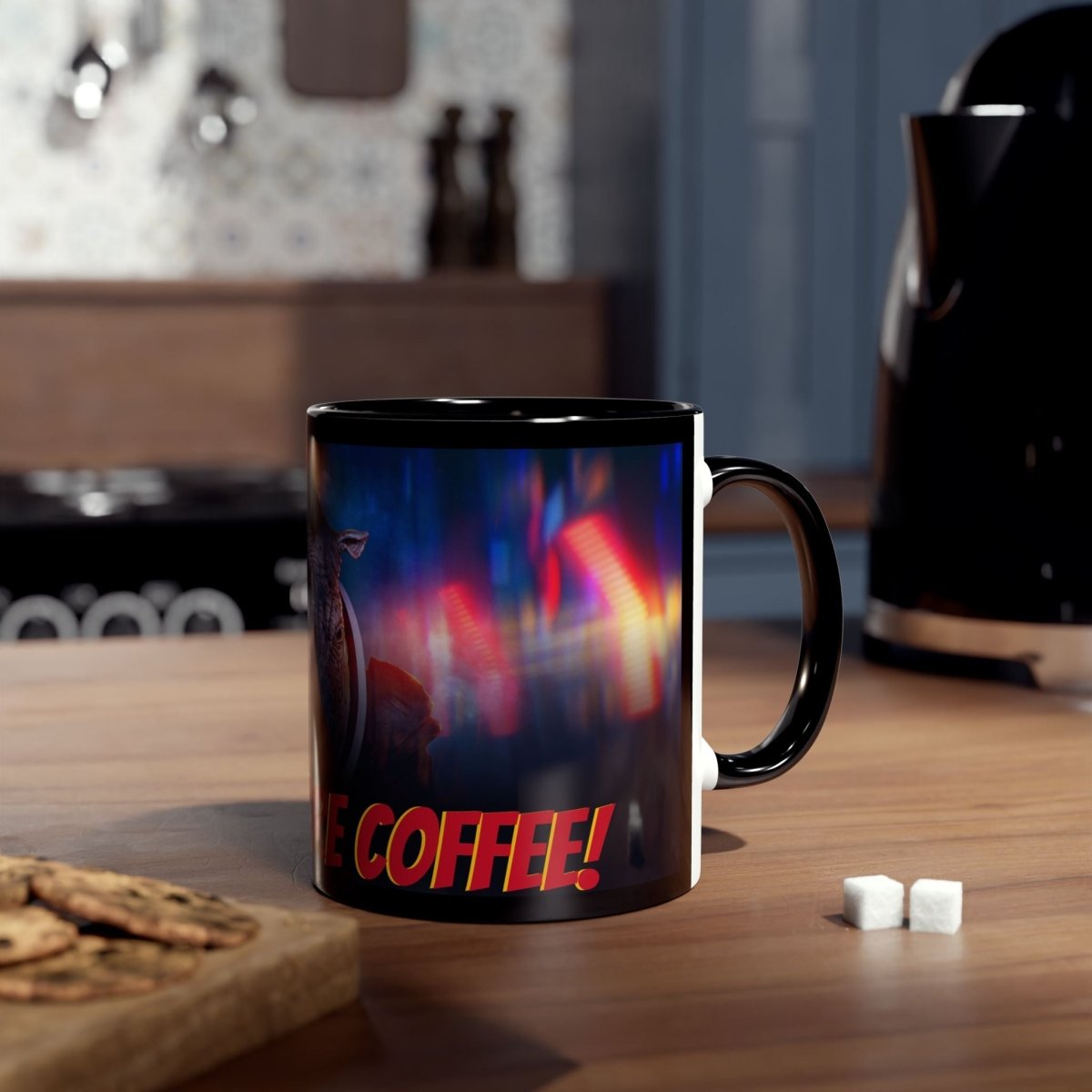 Judoon - NOT BEFORE COFFEE! mug - soapbox169 - A Little Gift Shop