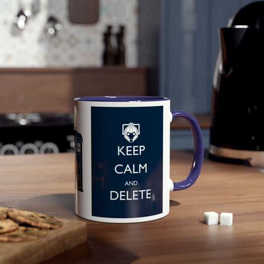KEEP CALM AND DELETE Cyberman mug - Mug