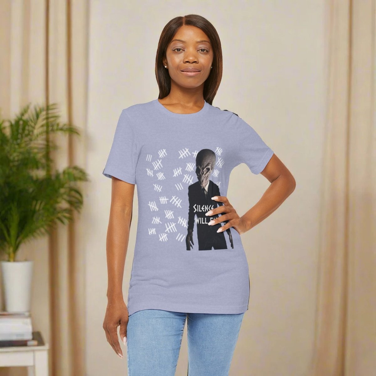 Member of The Silence with tally count T-shirt - T-Shirt