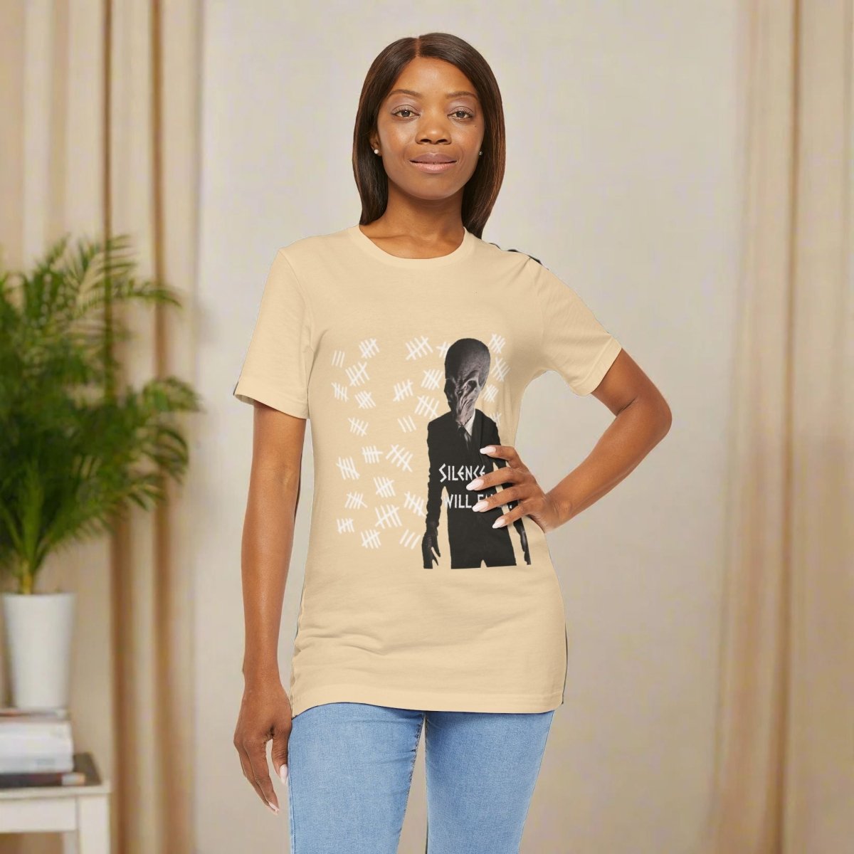 Member of The Silence with tally count T-shirt - T-Shirt