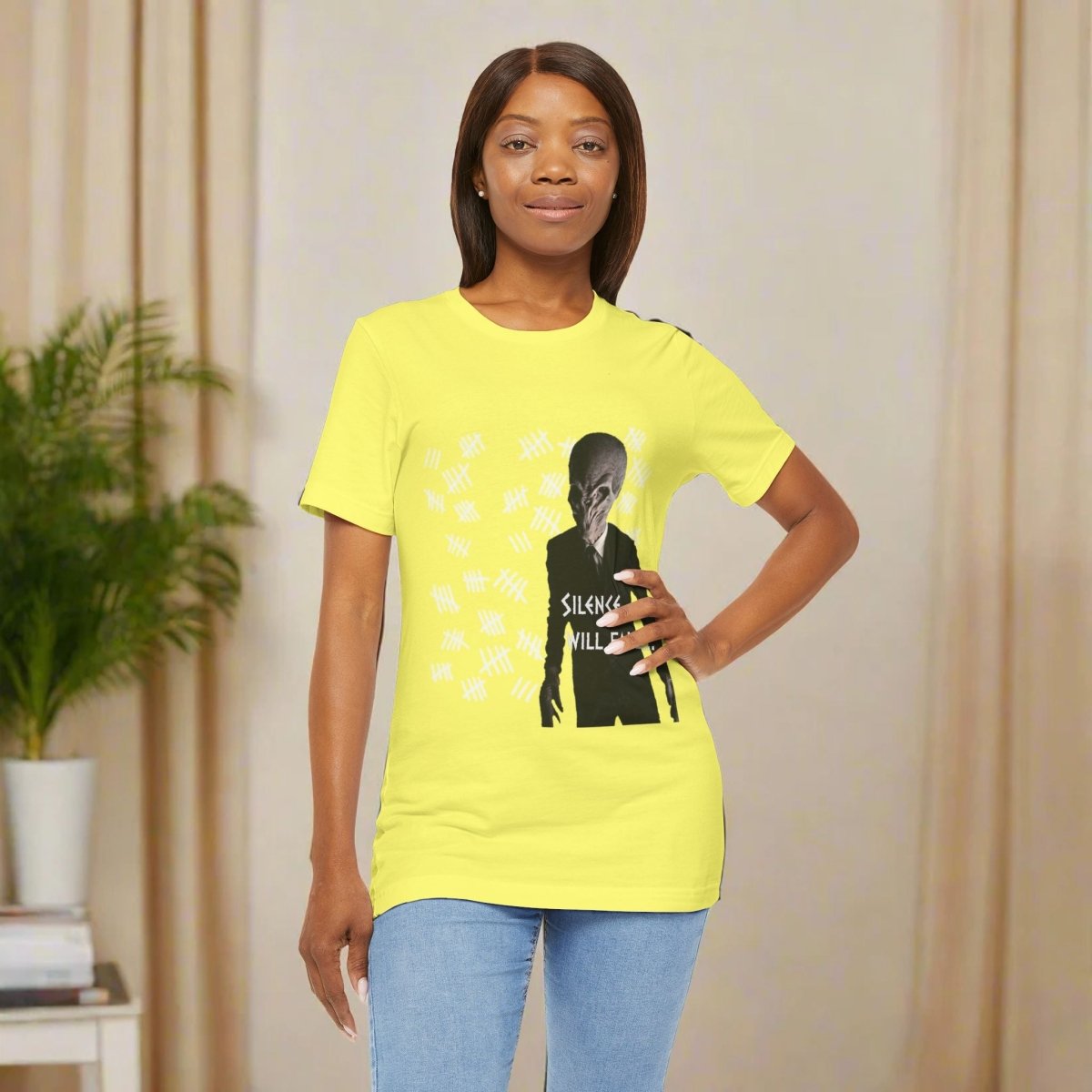 Member of The Silence with tally count T-shirt - T-Shirt