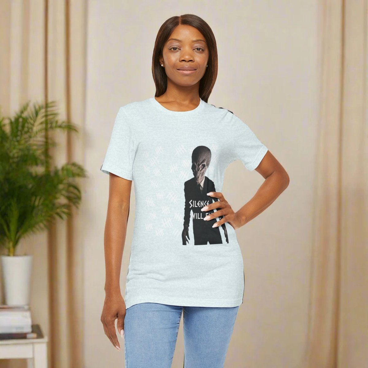 Member of The Silence with tally count T-shirt - T-Shirt