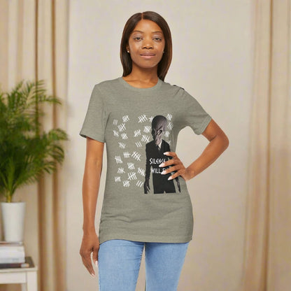 Member of The Silence with tally count T-shirt - T-Shirt