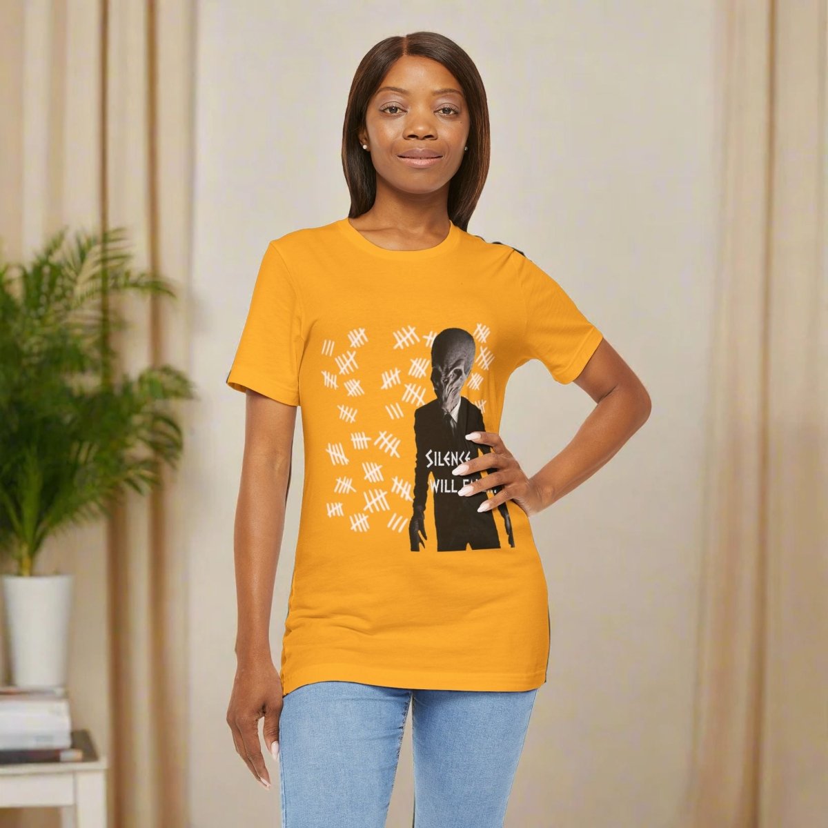 Member of The Silence with tally count T-shirt - T-Shirt