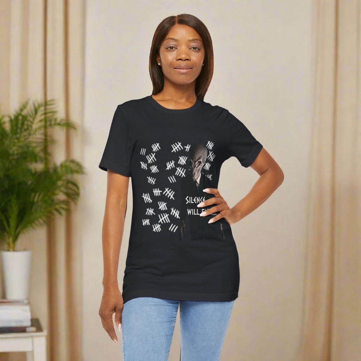 Member of The Silence with tally count T-shirt - T-Shirt