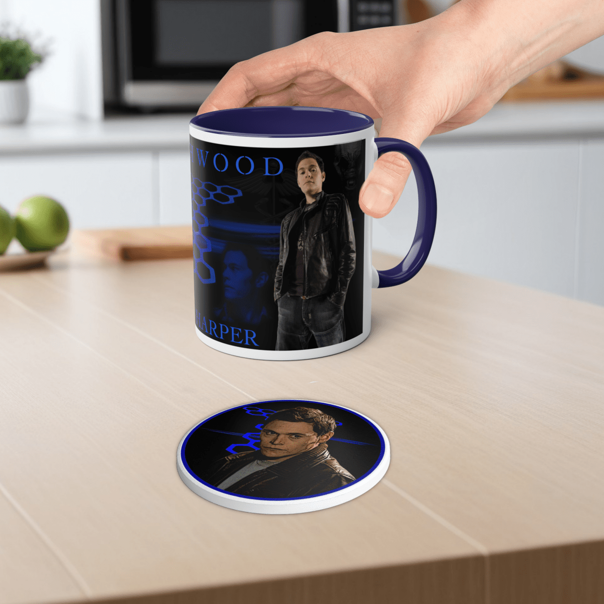 Owen Harper (Burn Gorman) Ceramic Coaster - Home Decor