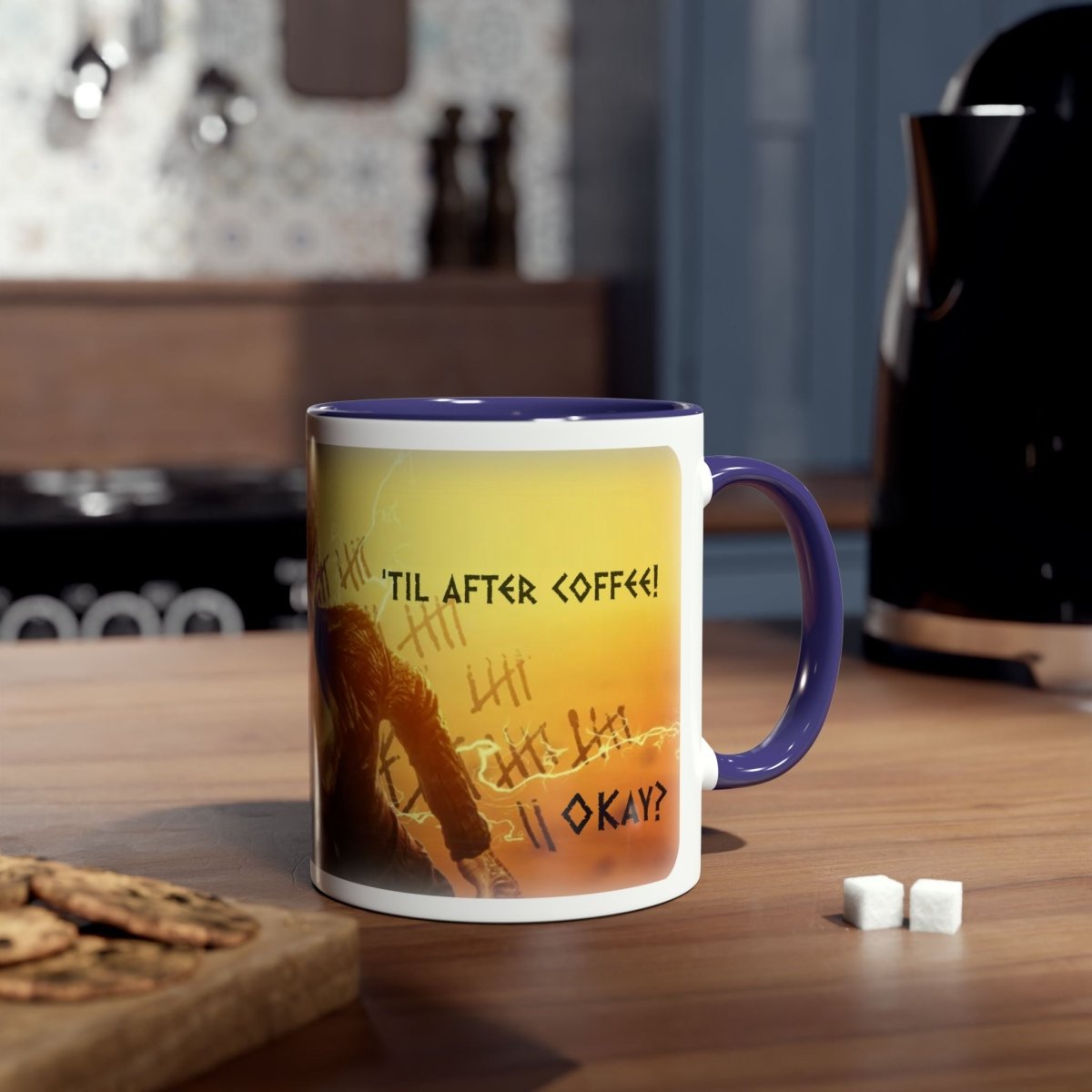 SILENCE...'TIL AFTER COFFEE OKAY? Coffee Mug - soapbox169 - A Little Gift Shop