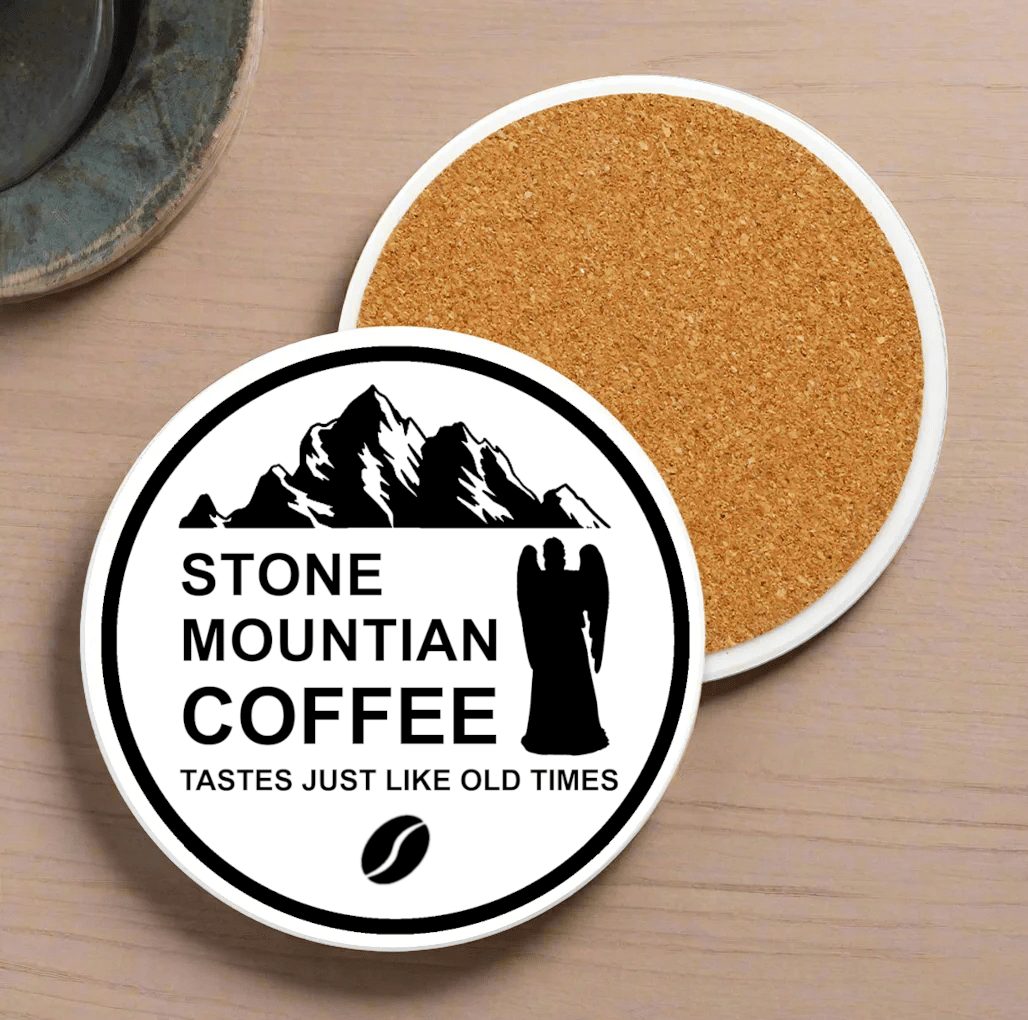 Stone Mountain Coffee Ceramic Coaster - Home Decor