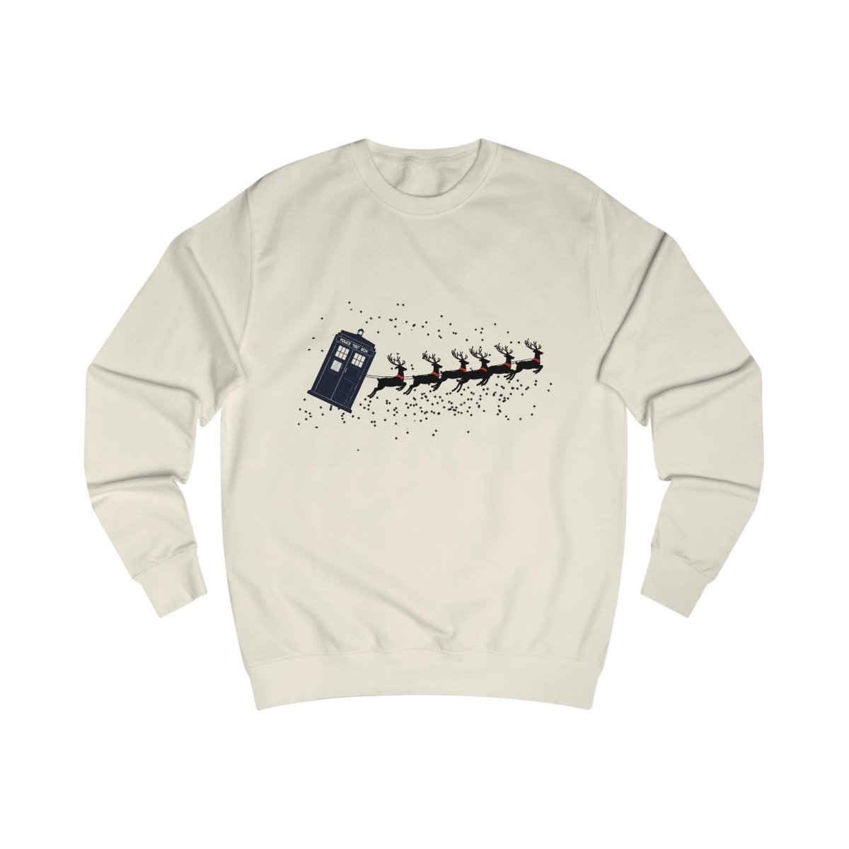 TARDIS with Reindeer Sweatshirt - soapbox169 - A Little Gift Shop