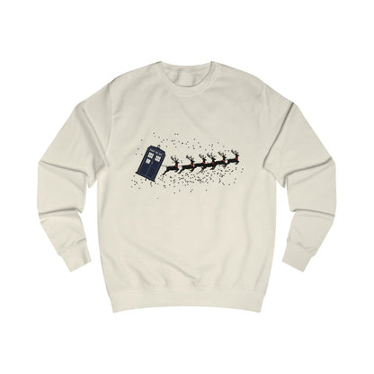 TARDIS with Reindeer Sweatshirt - soapbox169 - A Little Gift Shop
